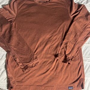 Patagonia Men's Long Sleeve Shirt in Rust
